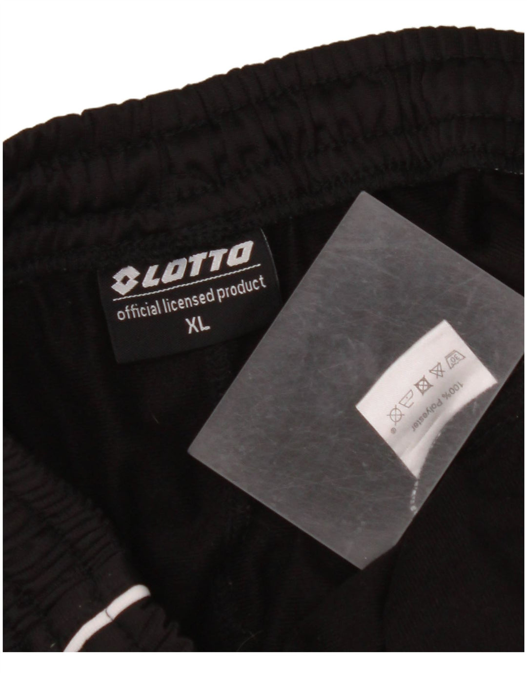 Γυναικεία αθλητική φόρμα LOTTO Παντελόνι Joggers UK 18 XL Μαύρο πολυεστέρα