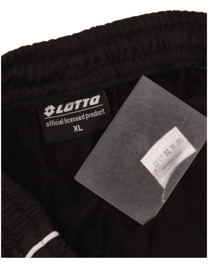 Γυναικεία αθλητική φόρμα LOTTO Παντελόνι Joggers UK 18 XL Μαύρο πολυεστέρα