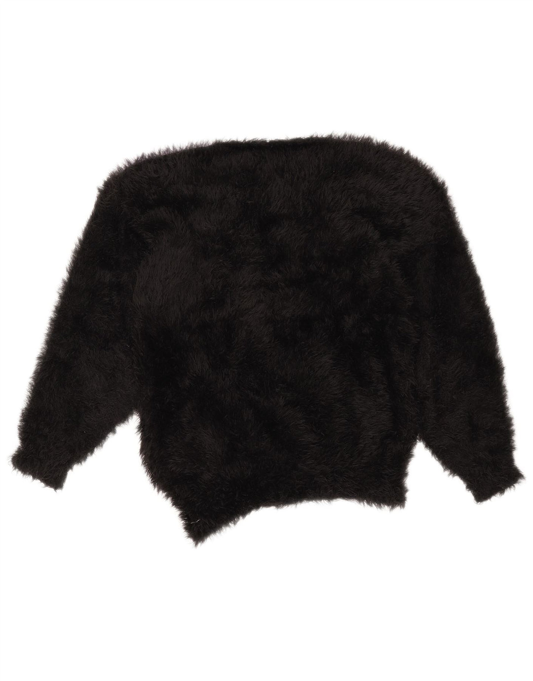 Γυναικείο πουλόβερ με λαιμόκοψη VINTAGE UK 14 Medium Black Colourblock