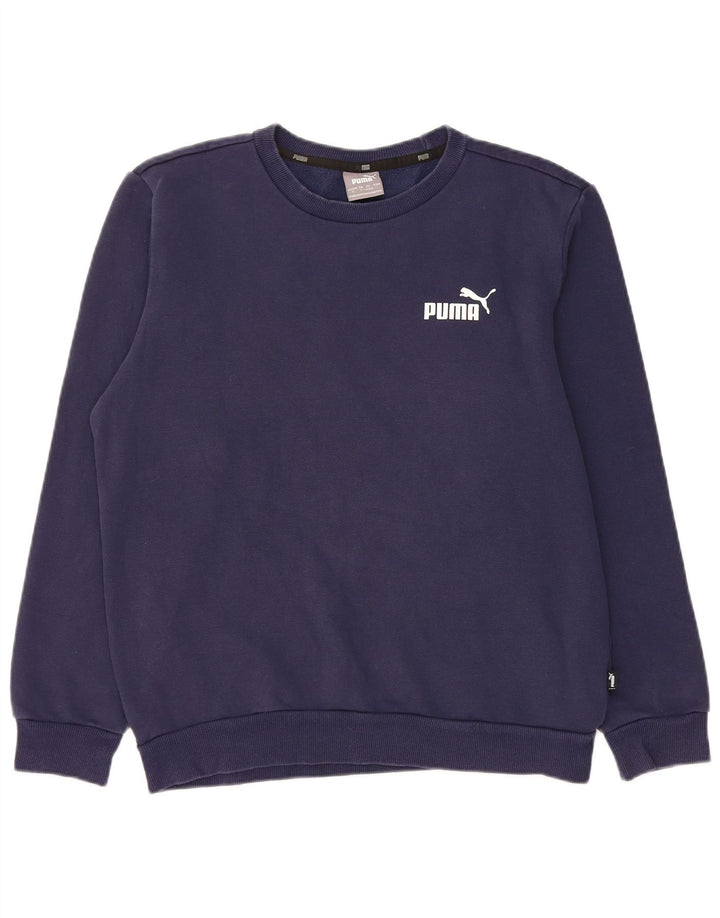 Ανδρικό φούτερ PUMA Jumper Small Navy Blue από βαμβάκι