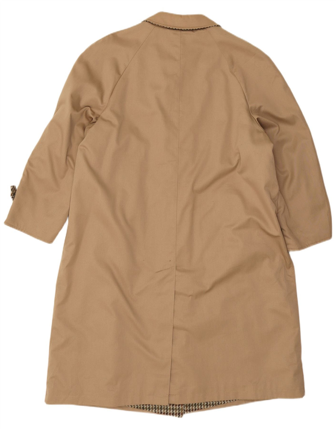 Vintage γυναικείο υπερμεγέθη αναστρέψιμο πανωφόρι IT 47 XL Beige Houndstooth