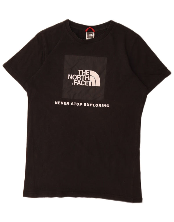 Γραφικό T-Shirt για αγόρια THE NORTH FACE Top 14-15 ετών XL Μαύρο βαμβακερό