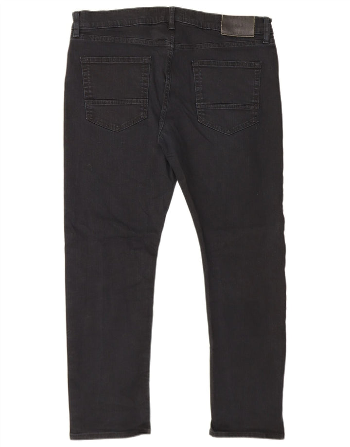 Marks & Spencer Ανδρικό Slim Jeans W36 L29 Μαύρο βαμβακερό