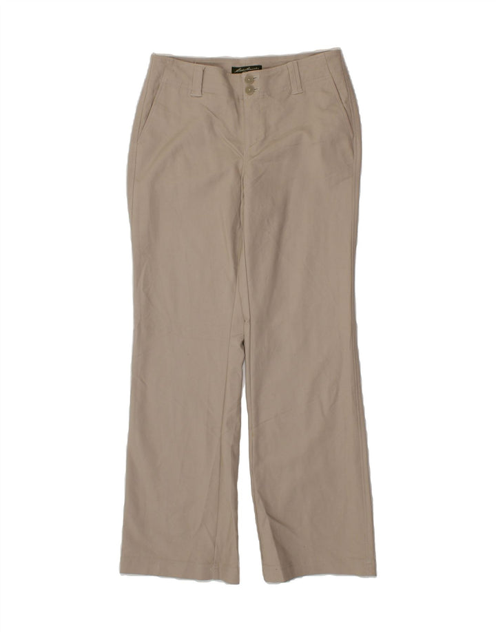 EDDIE BAUER Womens Blakely Fit Chino Trousers US 6 Medium W30 L31 Grey Vintage Eddie Bauer and Second-Hand Eddie Bauer from Messina Hembry 