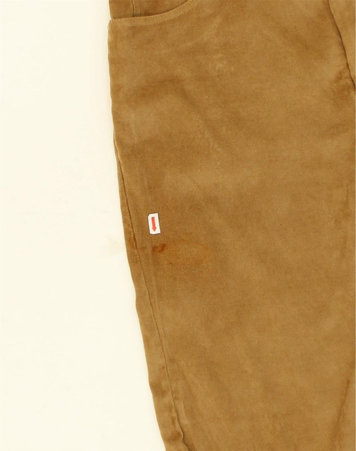 BELFE & BELFE Womens Straight Casual Trousers IT 44 Medium W28 L28  Brown | Vintage Belfe & Belfe | Thrift | Second-Hand Belfe & Belfe | Used Clothing | Messina Hembry 