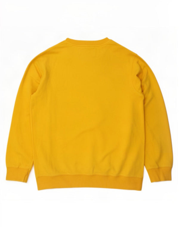 Ανδρικό γραφικό φούτερ Calvin Klein Jeans Jumper XL Κίτρινο βαμβακερό