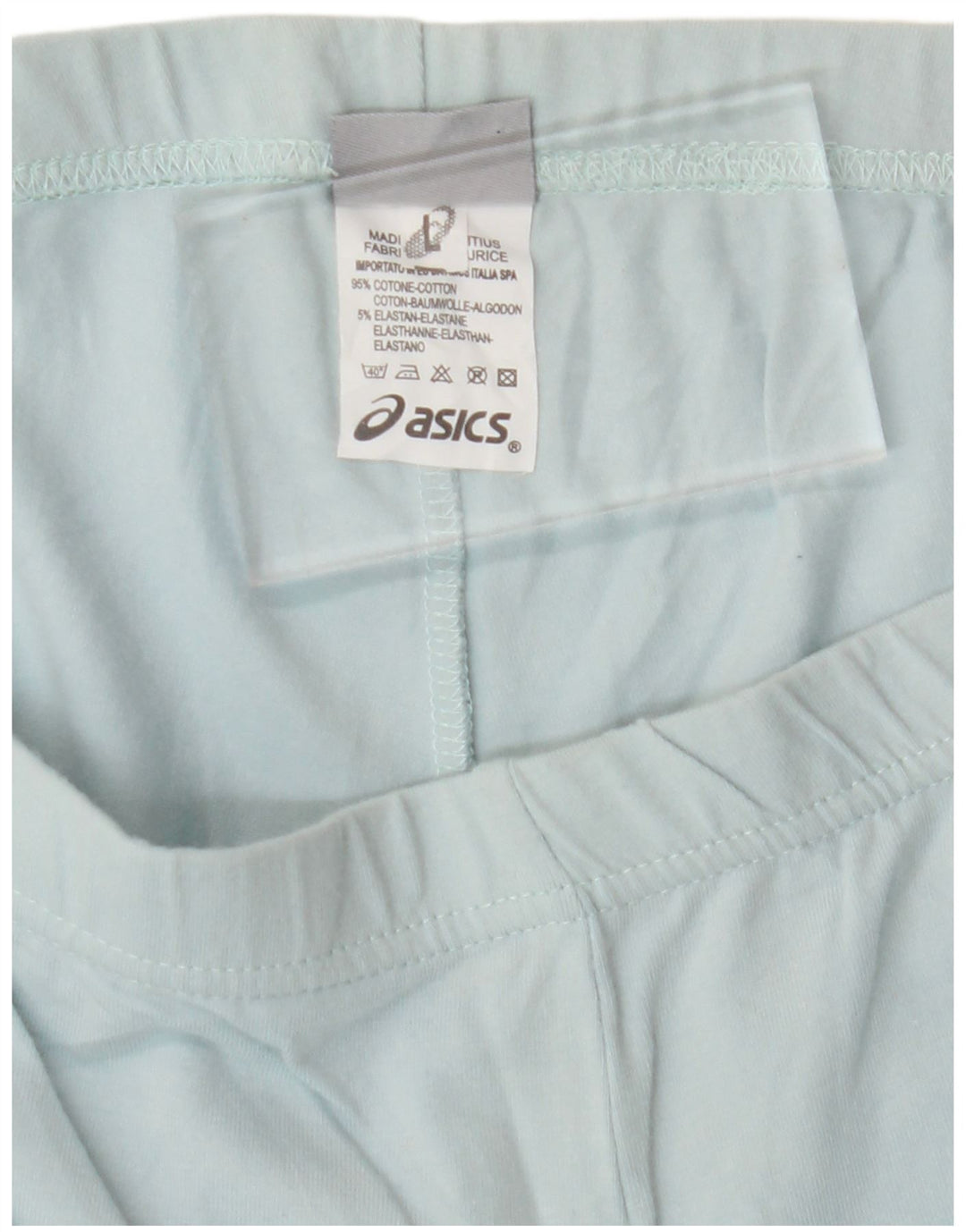 ASICS Womens Tracksuit Trousers UK 16 Large  Blue Cotton