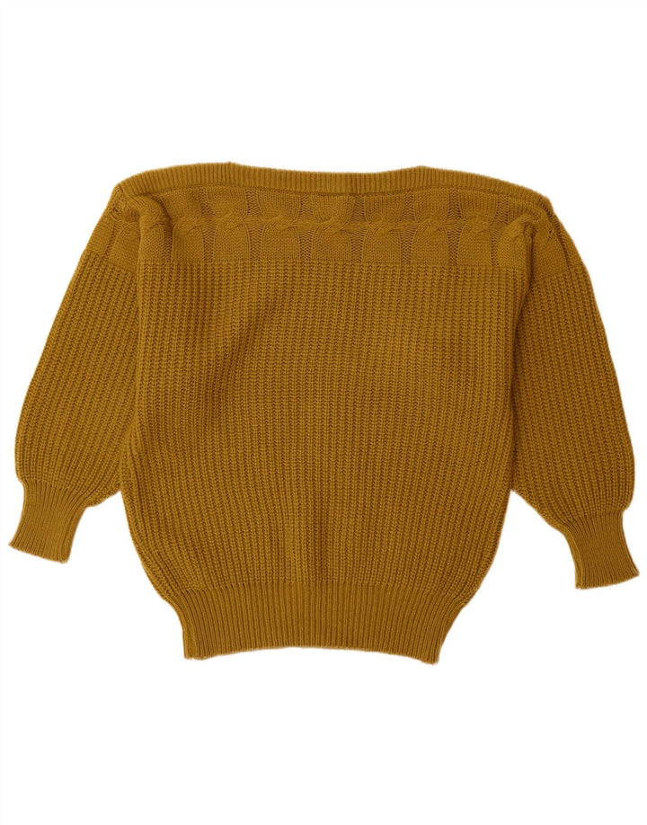 MONDI Γυναικείο πουλόβερ με λαιμό σκακιέρα, μικρό μαλλί χακί EU 36