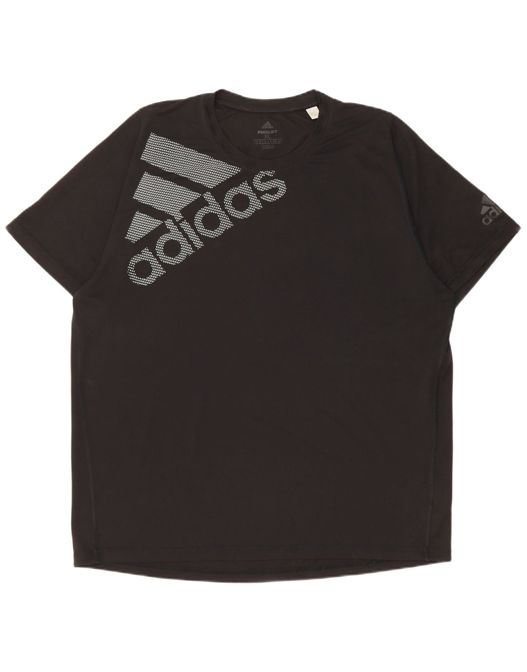 Ανδρικό γραφικό T-Shirt Adidas Climalite Top XL μαύρο πολυεστέρα