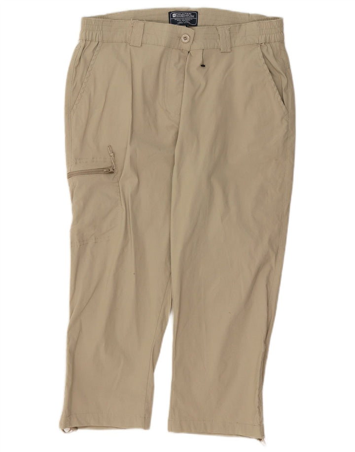Mountain Warehouse Γυναικείο Παντελόνι Cargo Capri UK 12 Medium W30 L19 Beige