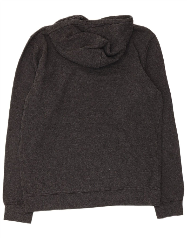 Ανδρικό γραφικό κουκούλα Quiksilver, μεγάλο γκρι βαμβακερό