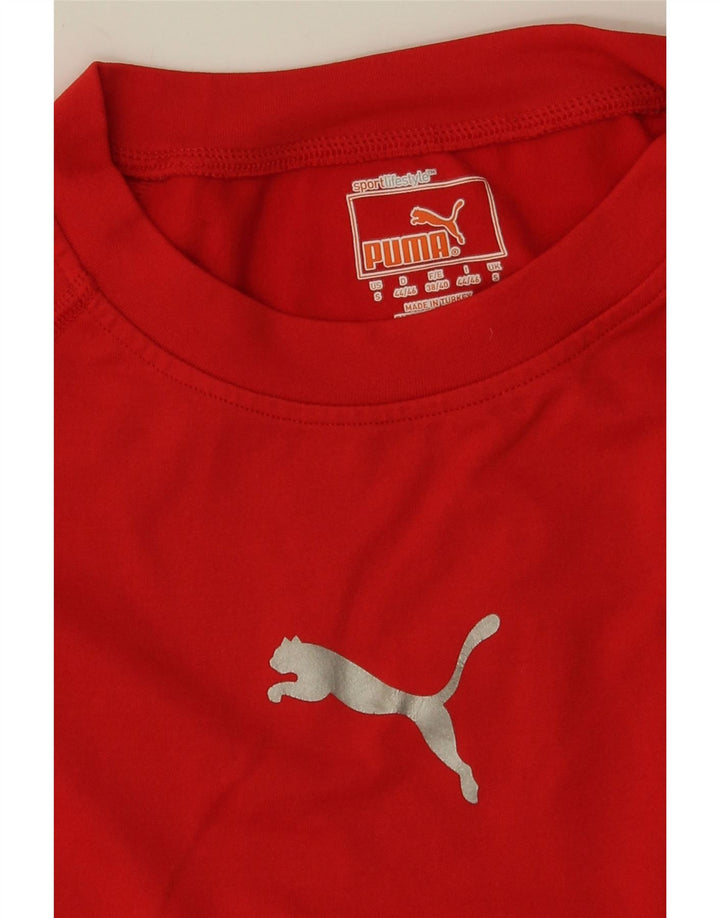 PUMA Mens Vest Top Small Red Nylon Vintage Puma and Second-Hand Puma from Messina Hembry 