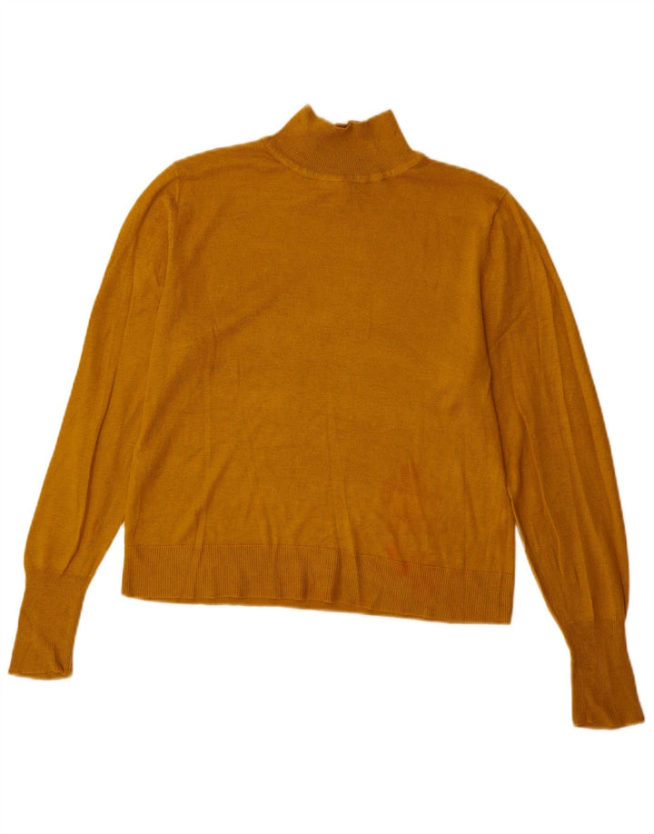 Zara Γυναικείο πουλόβερ με λαιμό χελώνα UK 10 Small Beige