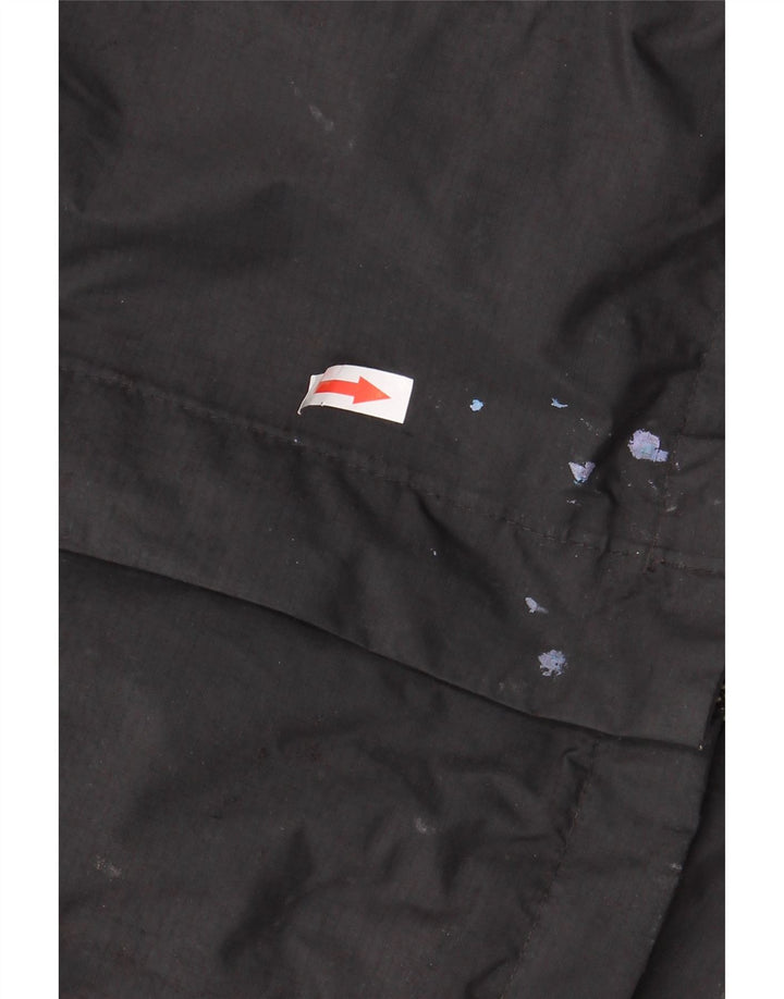 The North Face Boys Hooded Rain Jacket 14-15 Years XL Black Nylon