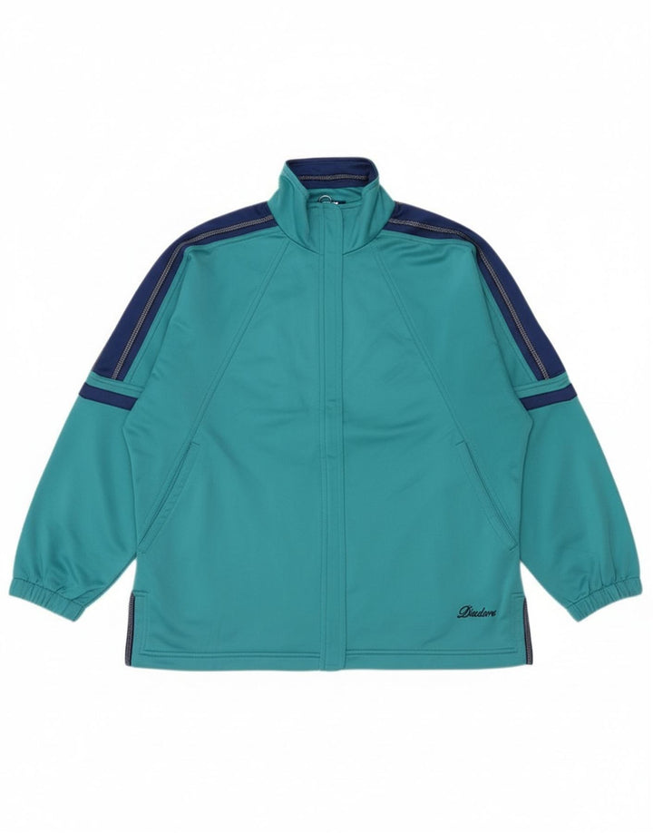 Γυναικεία αθλητική φόρμα Diadora Top Jacket UK 12 Medium Turquoise Colourblock