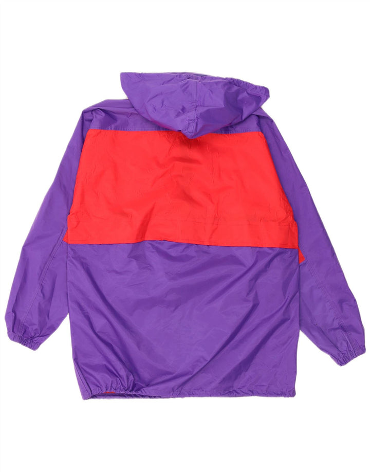 Ανδρικό μπουφάν βροχής με κουκούλα PUMA UK 36 Small Purple Colourblock