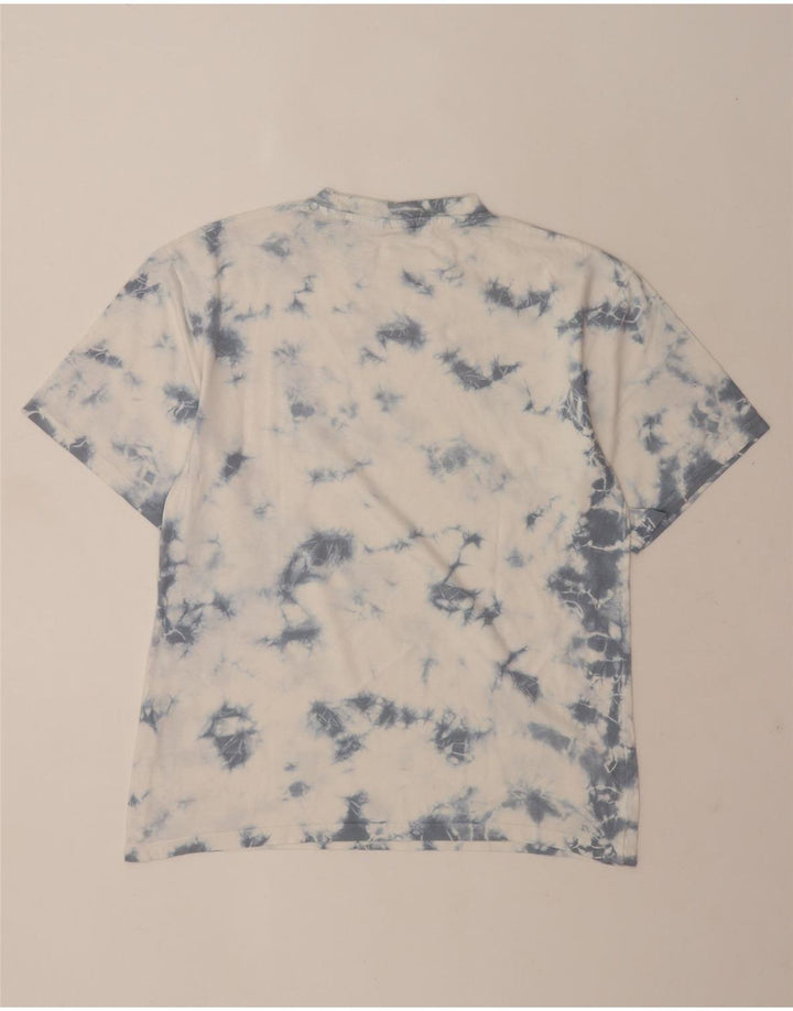 Ανδρικό T-Shirt Pull & Bear Top XS White Tie Dye Cotton
