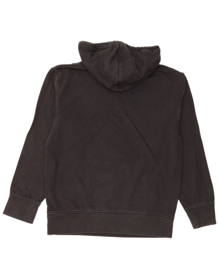 LEVI'S Mens Relaxed Graphic Hoodie Jumper Μεσαίο Μαύρο