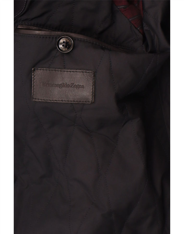 Ermenegildo Zegna Ανδρικό σακάκι 2 κουμπιών IT 48 Medium Navy Blue Classi