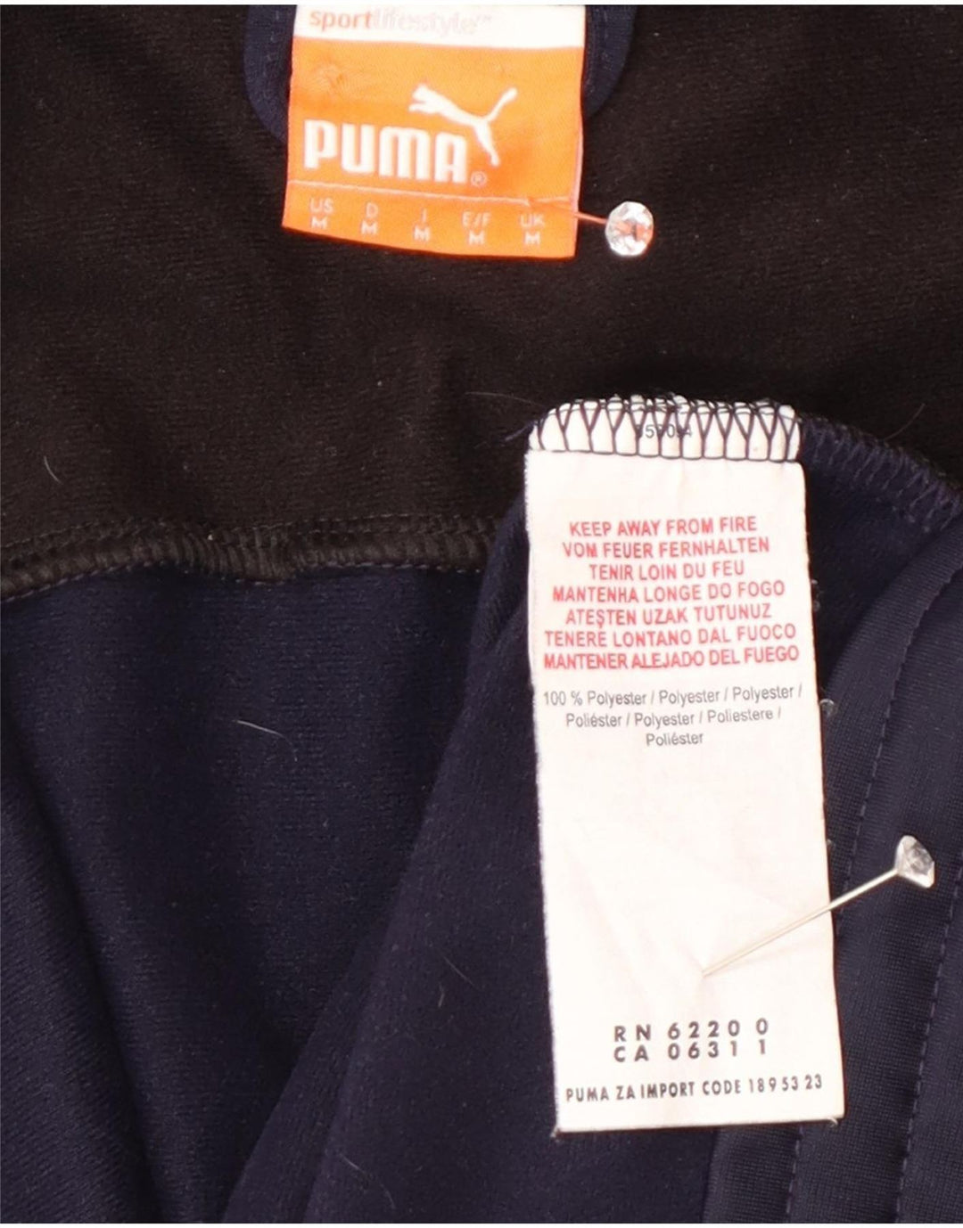 Ανδρική αθλητική φόρμα Puma Μπουφάν μεσαίου μπλε μπλε χρώματος Sports