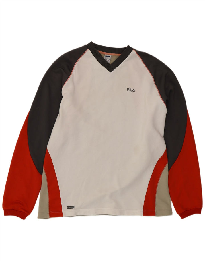 Ανδρικό φούτερ FILA Jumper XL Πολύχρωμο Colourblock Πολυεστέρας