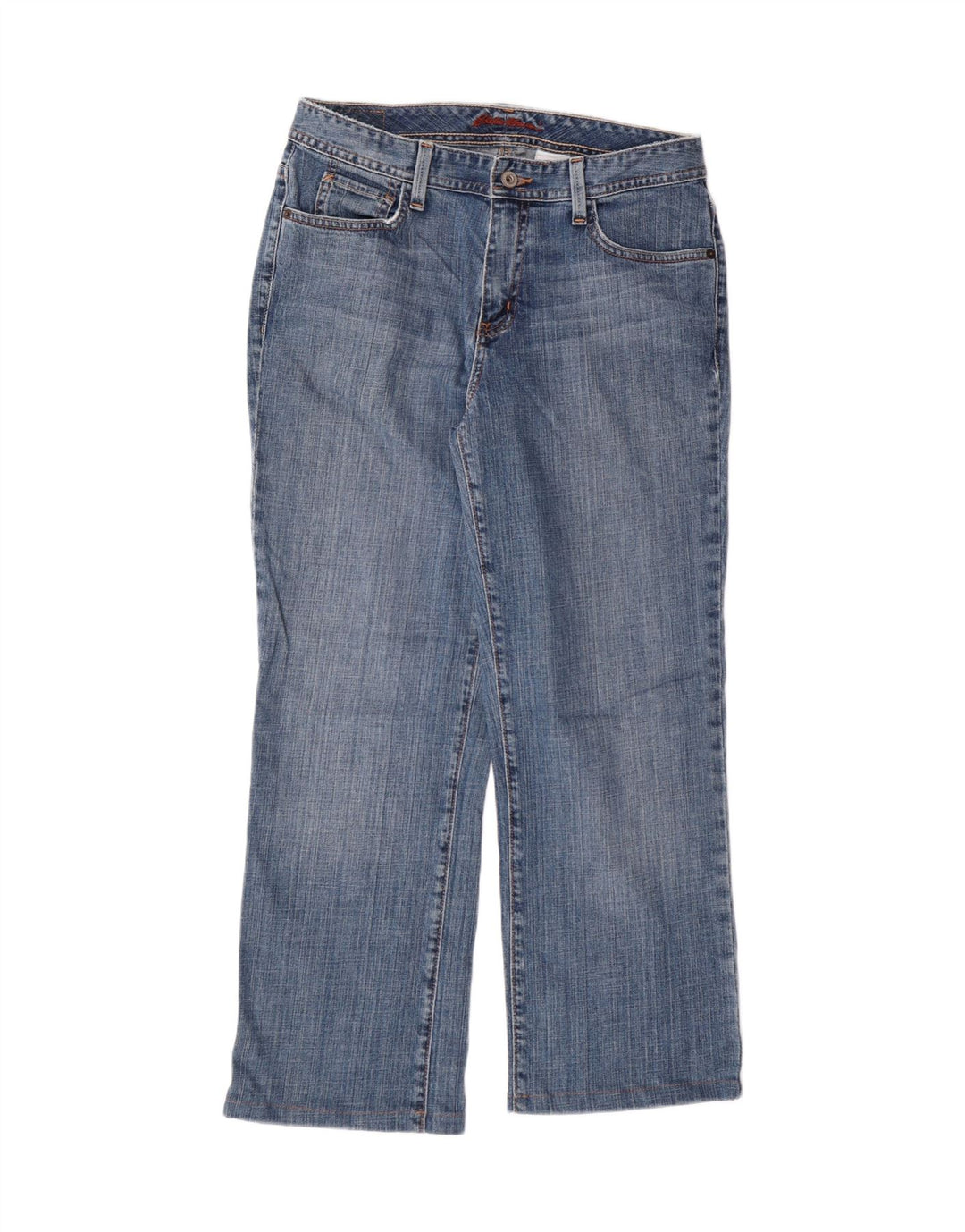 EDDIE BAUER Γυναικείο ίσιο τζιν US 8 Medium W30 L25, 28 Blue Cotton