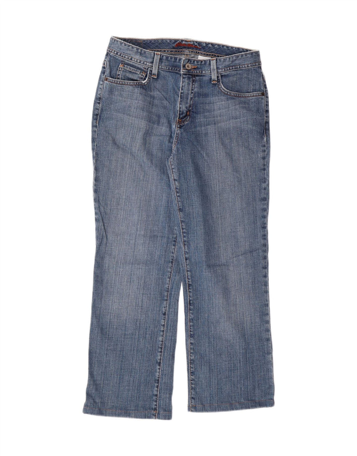 EDDIE BAUER Γυναικείο ίσιο τζιν US 8 Medium W30 L25, 28 Blue Cotton