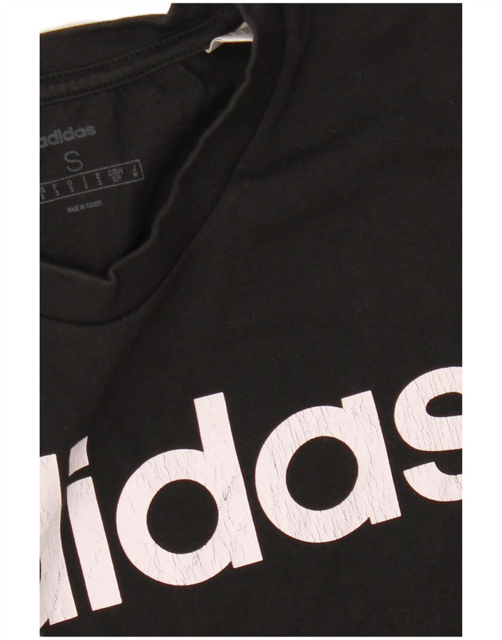 Ανδρικό γραφικό T-Shirt ADIDAS Top Small Black Βαμβακερό