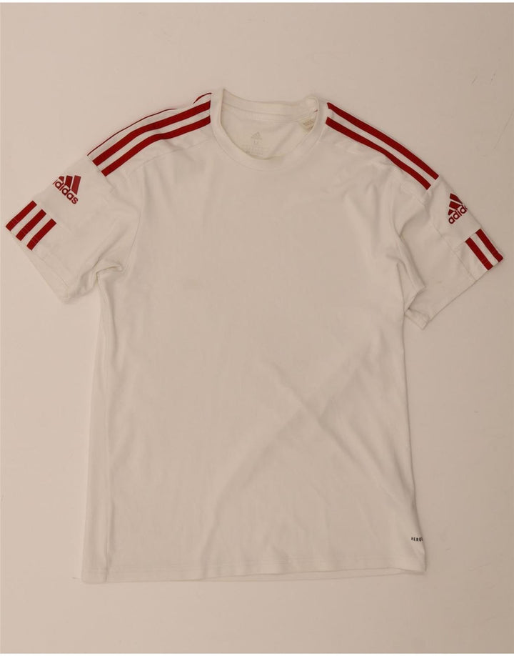 Adidas Ανδρικό T-Shirt Aeroready Τοπ μεσαίο λευκό πολυεστέρας