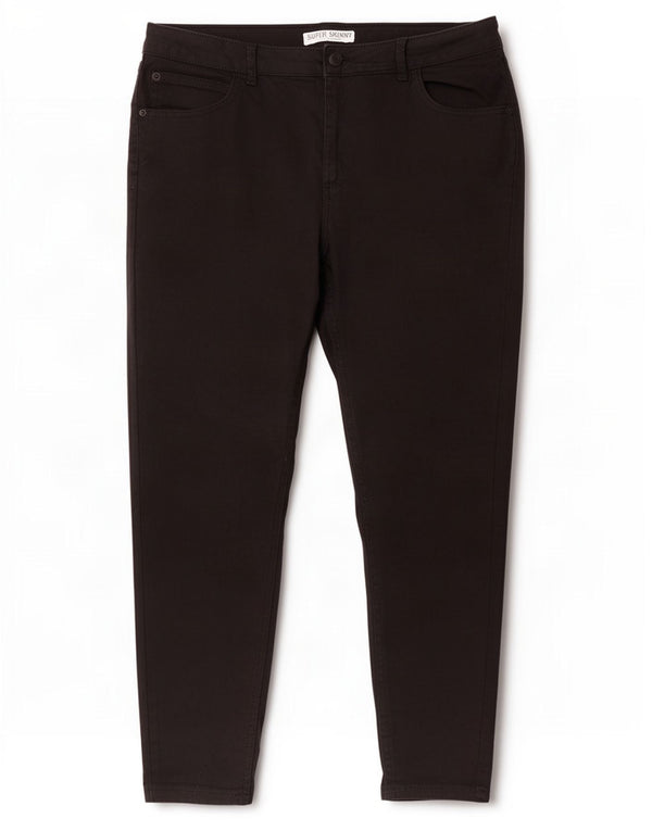 Marks & Spencer Γυναικείο Cropped Παντελόνι UK 14 Large W34 L26 Black