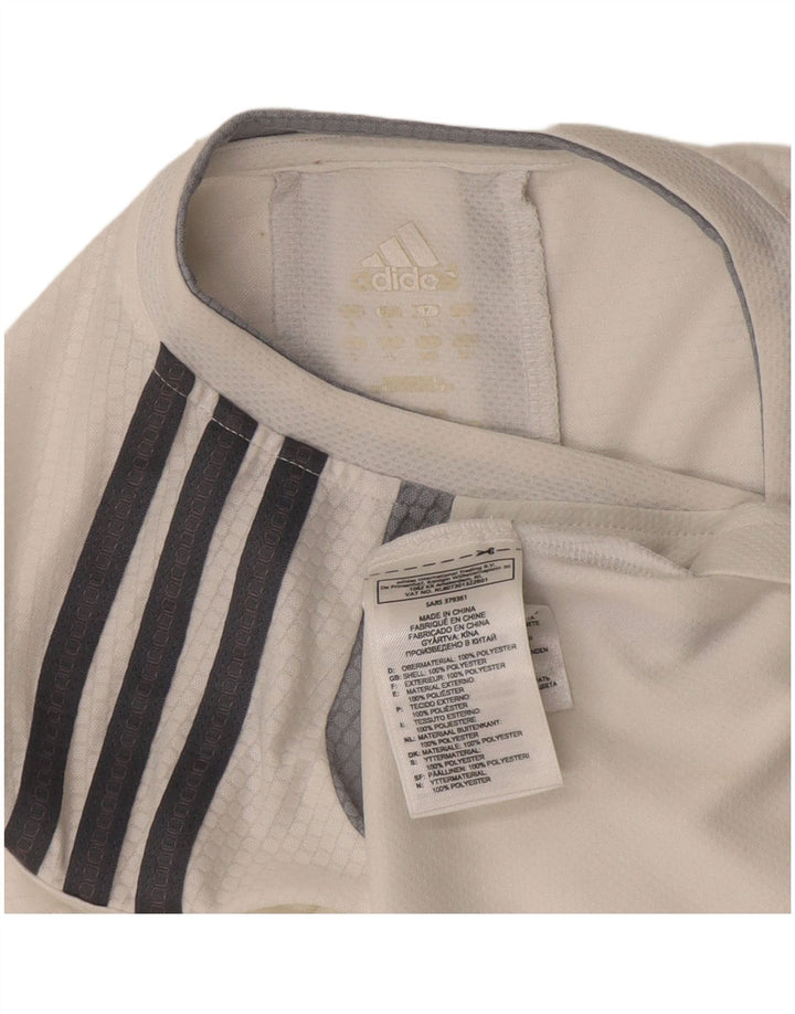 Adidas Mens Climalite Vest Top Large White Colourblock Πολυεστέρας