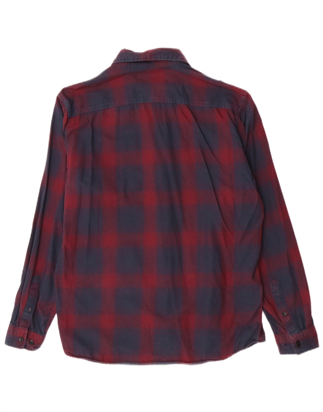 Jack & Jones Ανδρικό φανελένιο πουκάμισο μεγάλο navy μπλε καρό βαμβακερό