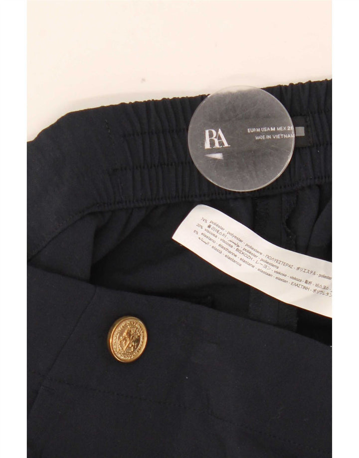 Zara Γυναικείο κωνικό παντελόνι Chino Medium W28 L26 Navy Blue Polyester