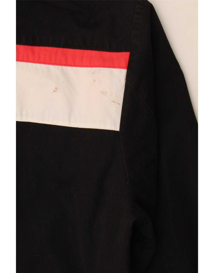 Bikkembergs Γυναικείο Bomber Jacket UK 14 Medium Black Colourblock Βαμβακερό