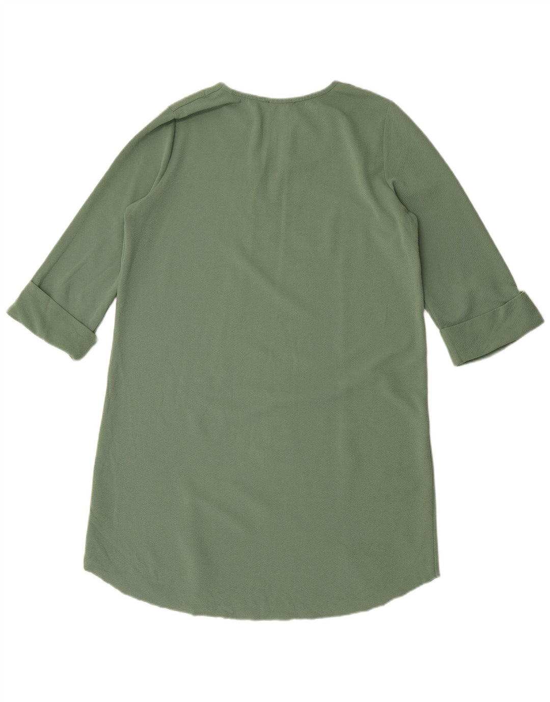 Zara Γυναικείο φόρεμα με μανίκια 3/4 Oversized Shift UK 10 Small Green