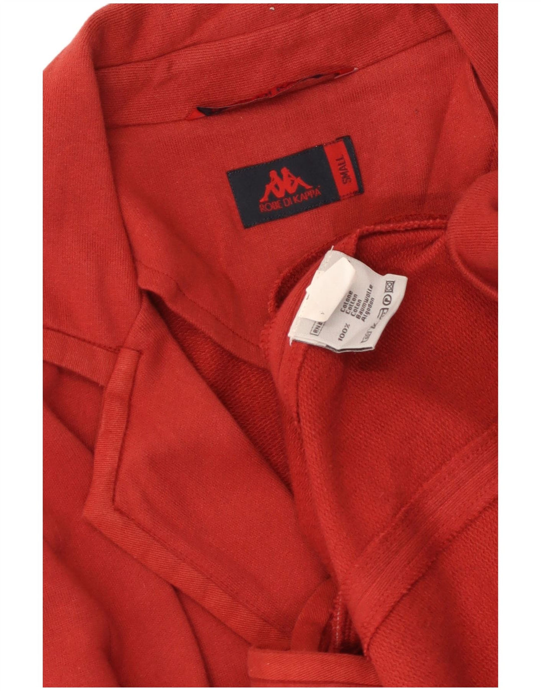 KAPPA Γυναικείο σακάκι με 3 κουμπιά UK 10 Small Red Cotton
