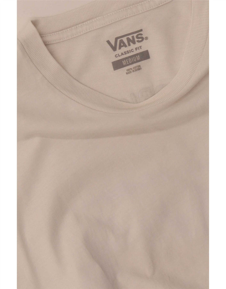 Ανδρικό γραφικό T-Shirt Vans Classic Fit Top Μεσαίο λευκό βαμβακερό