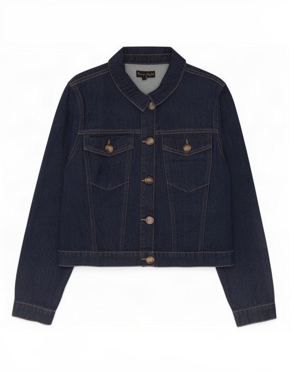 Phase Eight Γυναικείο τζιν μπουφάν UK 14 Large Navy Blue Cotton