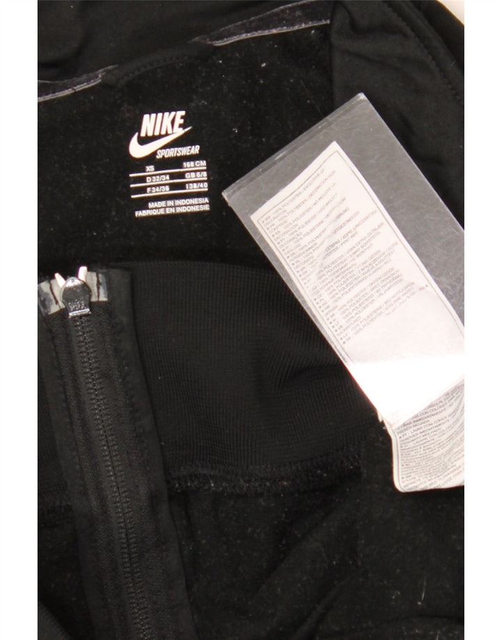 Γυναικεία φόρμα Nike Top Jacket UK 6/8 XS Μαύρο ριγέ πολυεστέρα