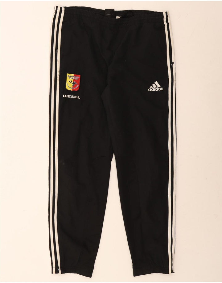 Adidas Ανδρική φόρμα παντελόνι Joggers UK 38/40 Μεσαίο Μαύρο Πολυεστέρα