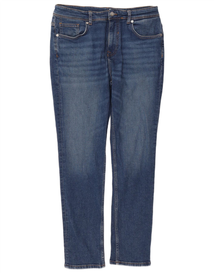 Zara Ανδρικό Slim Jeans EU 44 Large W34 L30 Blue