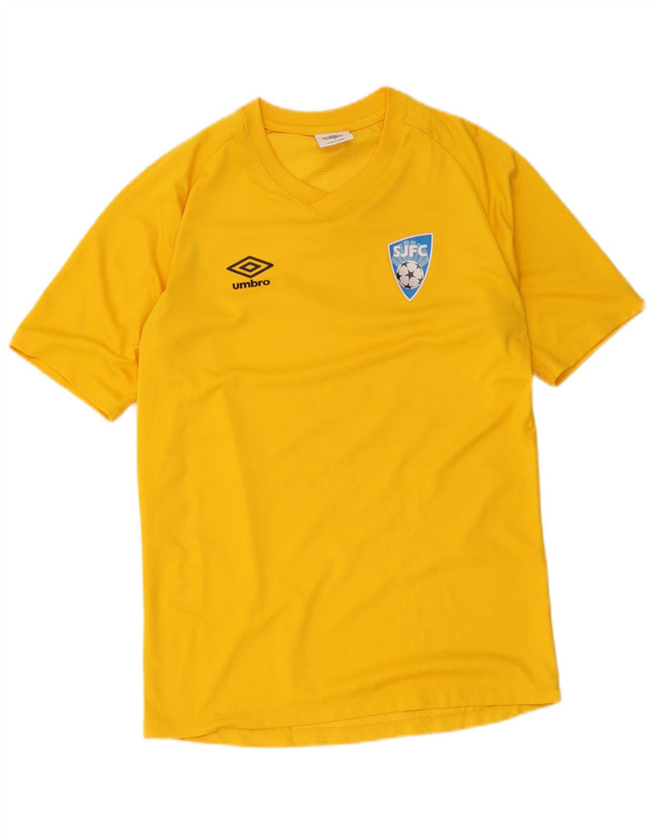 Ανδρικό γραφικό μπλουζάκι Umbro Τοπ Μικρό Κίτρινο