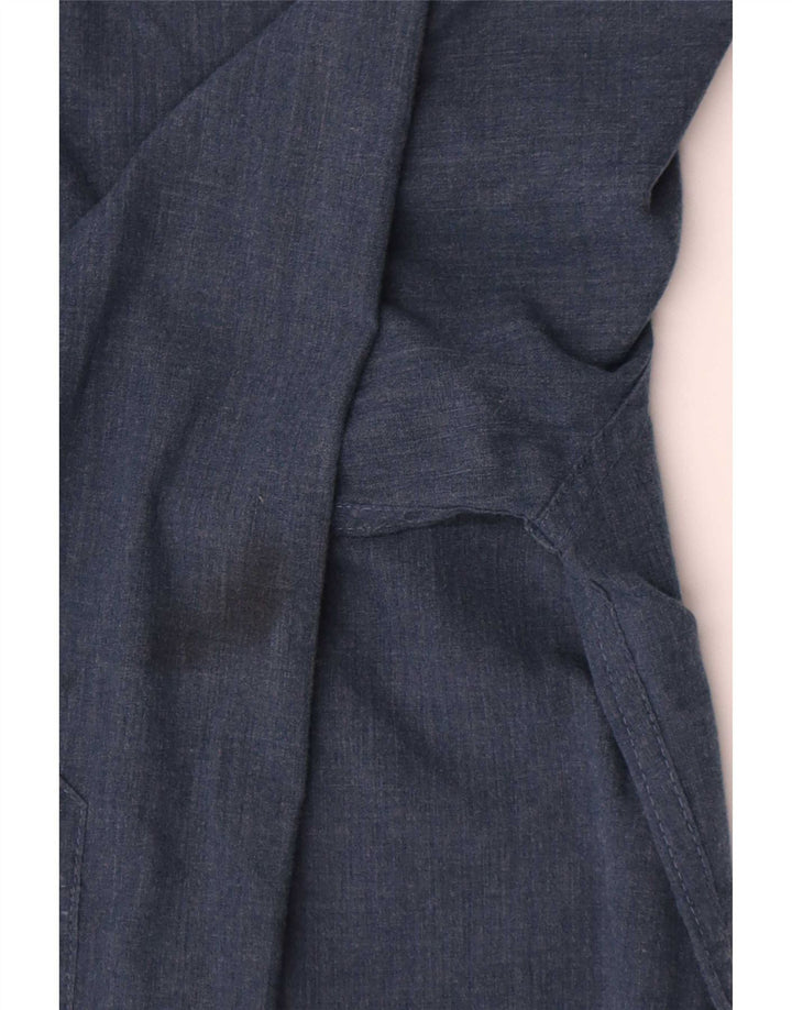 Ανδρικό πουκάμισο Hollister Μικρό Βαμβακερό Navy Blue