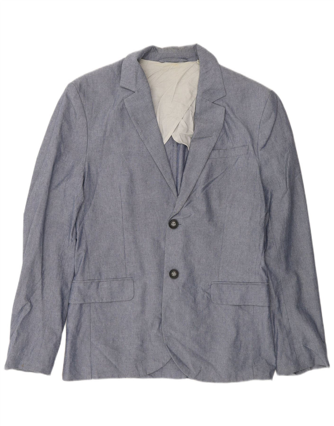 Jack Wills Ανδρικό μπλέιζερ με 2 κουμπιά UK 38 μεσαίο μπλε βαμβακερό