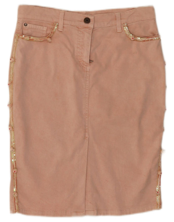Γυναικεία Τζιν Φούστα Blumarine IT 42 Medium W30 Ροζ Βαμβακερή