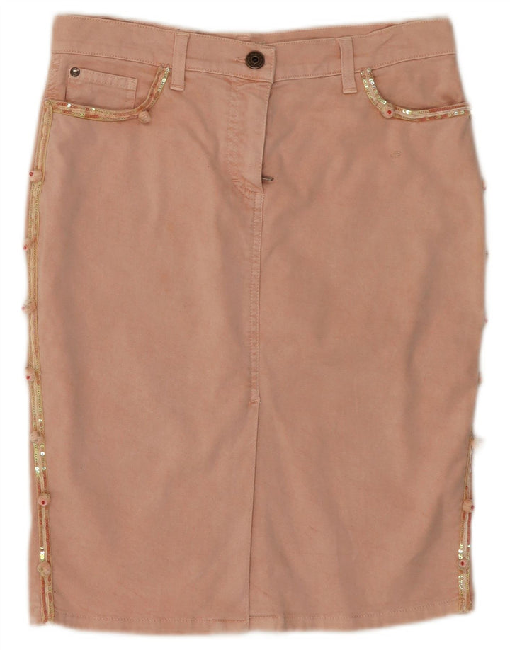 Γυναικεία Τζιν Φούστα Blumarine IT 42 Medium W30 Ροζ Βαμβακερή