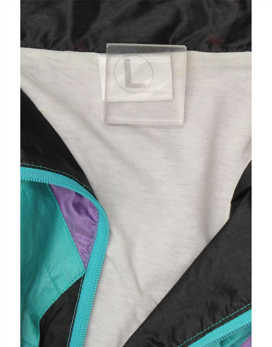 Ανδρική φόρμα Vintage Top Jacket Μεγάλο πολύχρωμο Colourblock Πολυαμίδιο