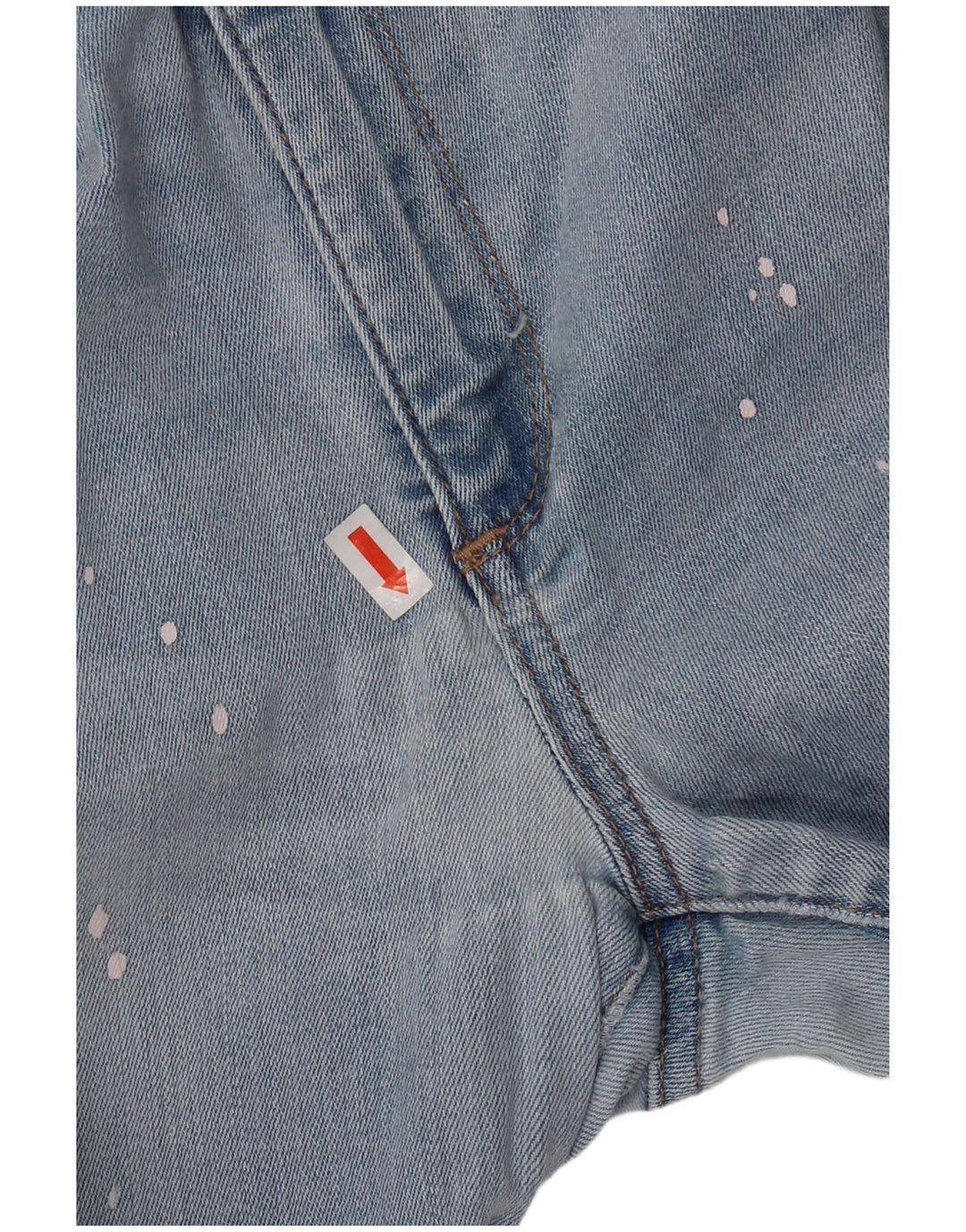 Gap Γυναικείο Skinny Jeans W30 L27 Βαμβακερό με μπλε στίγματα