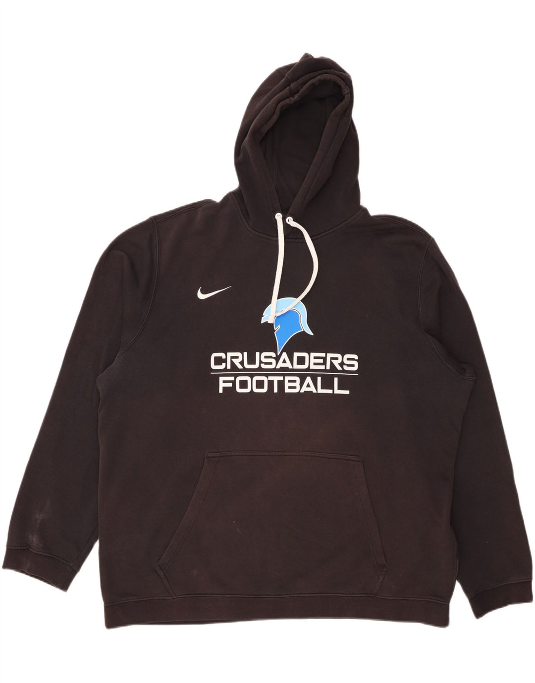 Ανδρικά NIKE Crusaders Graphic Hoodie Jumper 3XL Μαύρο βαμβακερό