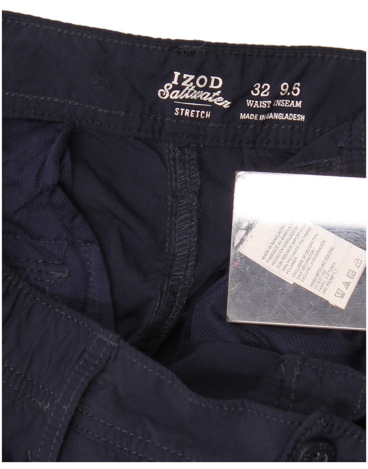 Ανδρικό σορτς IZOD Salt Water Cargo W32 Medium Navy Blue Polyamide